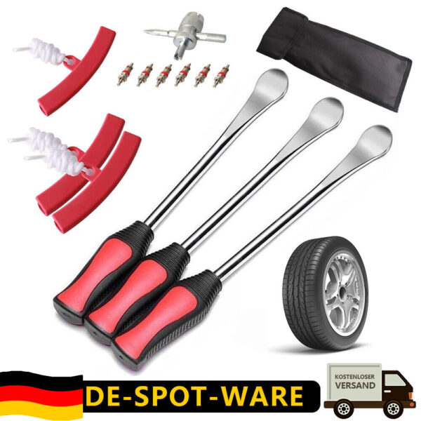 Reifenheber Montierhebel Montiereisen Reifen Montagehebel Set Motorrad Fahrrad - Image 9