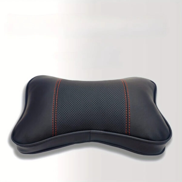 Breathable Leather Car Headrest - Comfortable Neck Support Pad With Adjustable Elasticity, Automotive Interior Accessories - Image 6