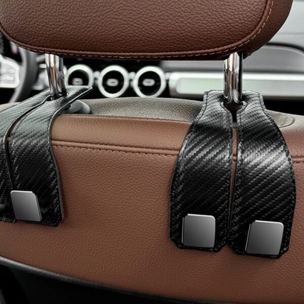 Car Hook Car Seat Back Hook Hanger Hook Headrest Hook Purses Bags Clothes Sundries Hanger Clip Auto Car Accessories Organizer - Image 2
