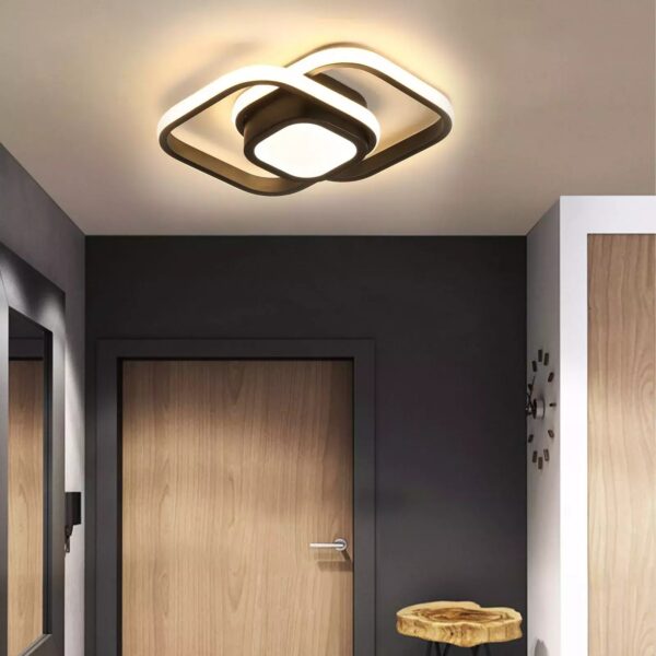 3  Farbige Decken  Lampe Dimmbar LED Deckenleuchte Wohnzimmer Flur Kchen Einga DE - Image 4
