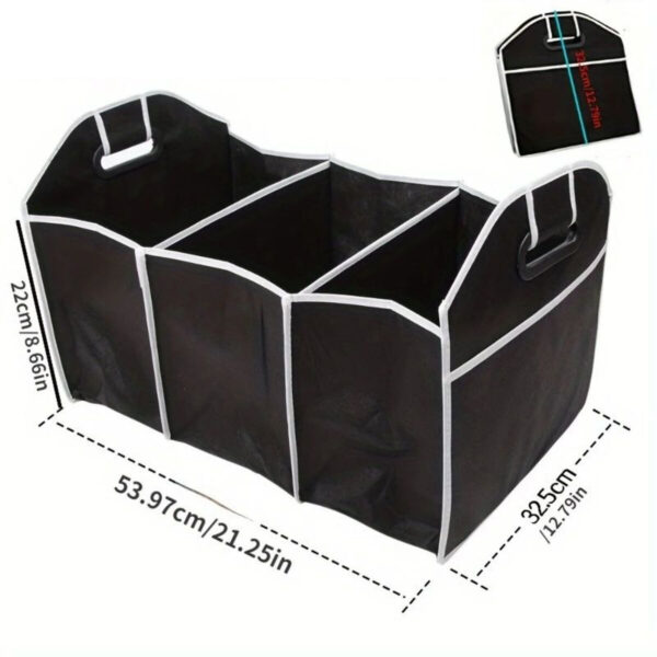 Car Multi-Pocket Trunk Organizer Large Capacity Folding Storage Bag Trunk Stowing And Tidying Trunk Organizer Car Accessories - Image 8