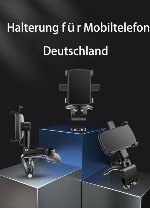 Mobile Phone Holder Car Dashboard Universal Car Cell Phone Smartphone Holder 360 - Image 2