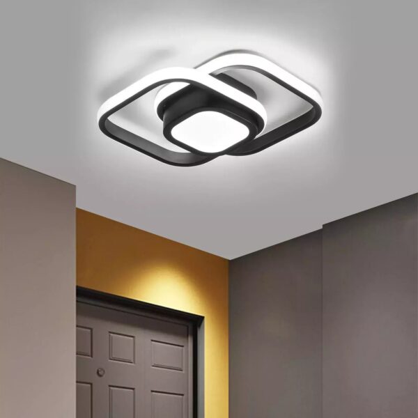 3  Farbige Decken  Lampe Dimmbar LED Deckenleuchte Wohnzimmer Flur Kchen Einga DE - Image 2
