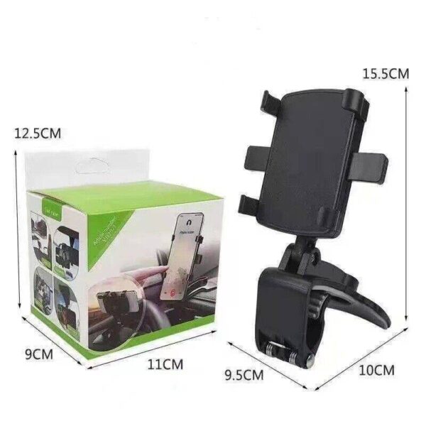 Mobile Phone Holder Car Dashboard Universal Car Cell Phone Smartphone Holder 360 - Image 9