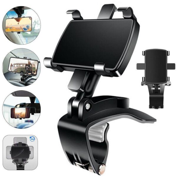 Mobile Phone Holder Car Dashboard Universal Car Cell Phone Smartphone Holder 360 - Image 10